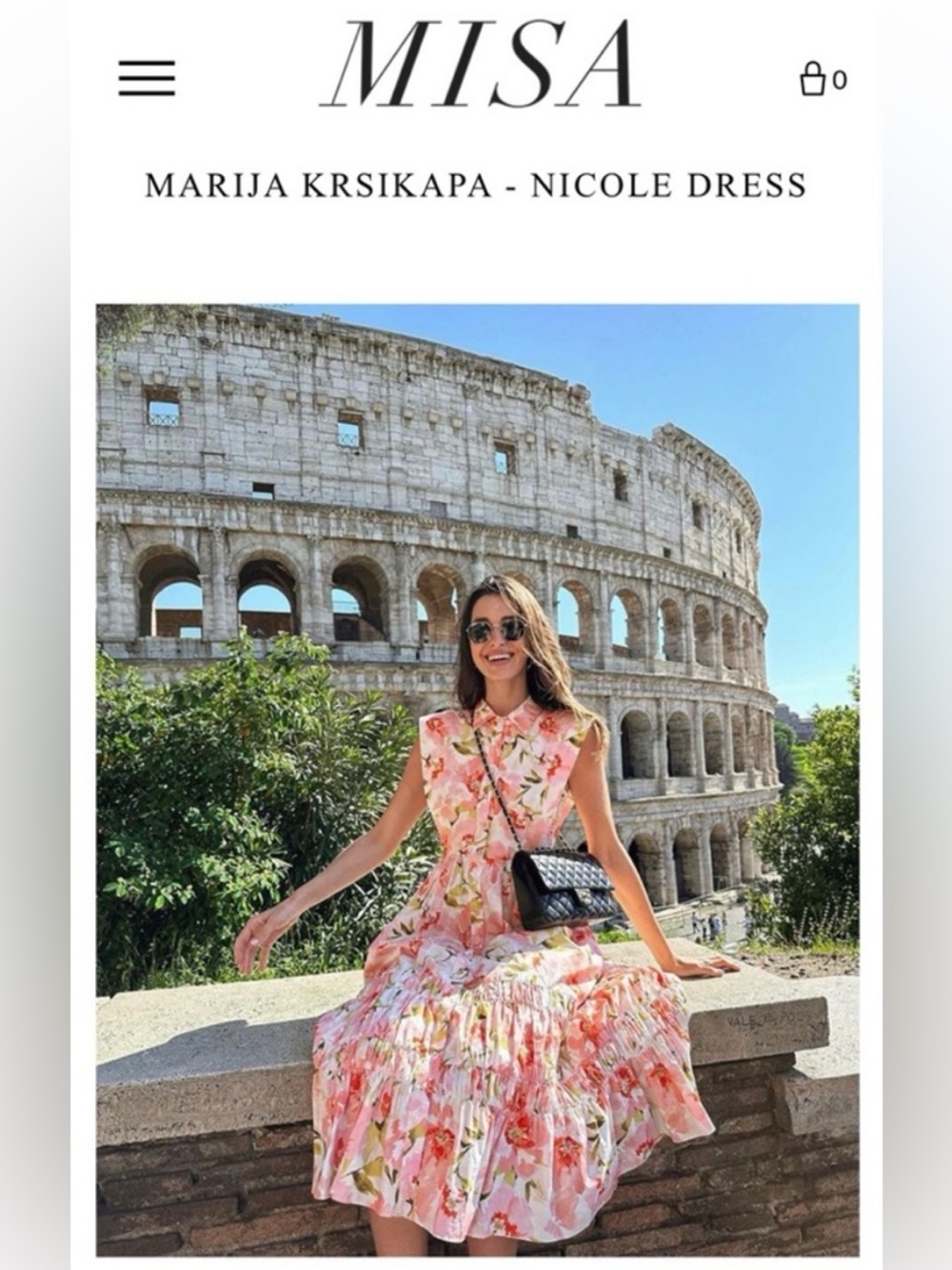 Misa Nicole Dress by Marija Krsikapa Pink Floral Sleeveless Maxi Dress - Picture 2 of 16